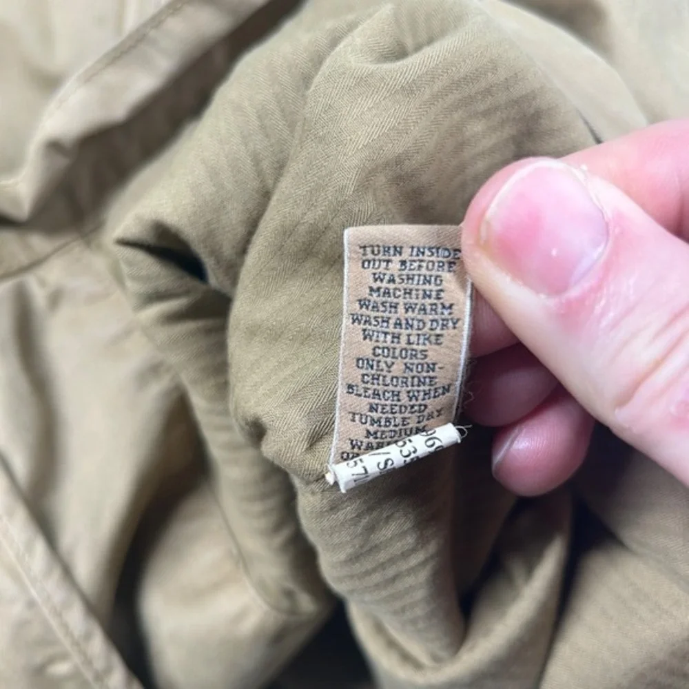Banana Republic Jacket Mens XL Harrington Moto Mandarin Collar Canvas‎ Zip Dad